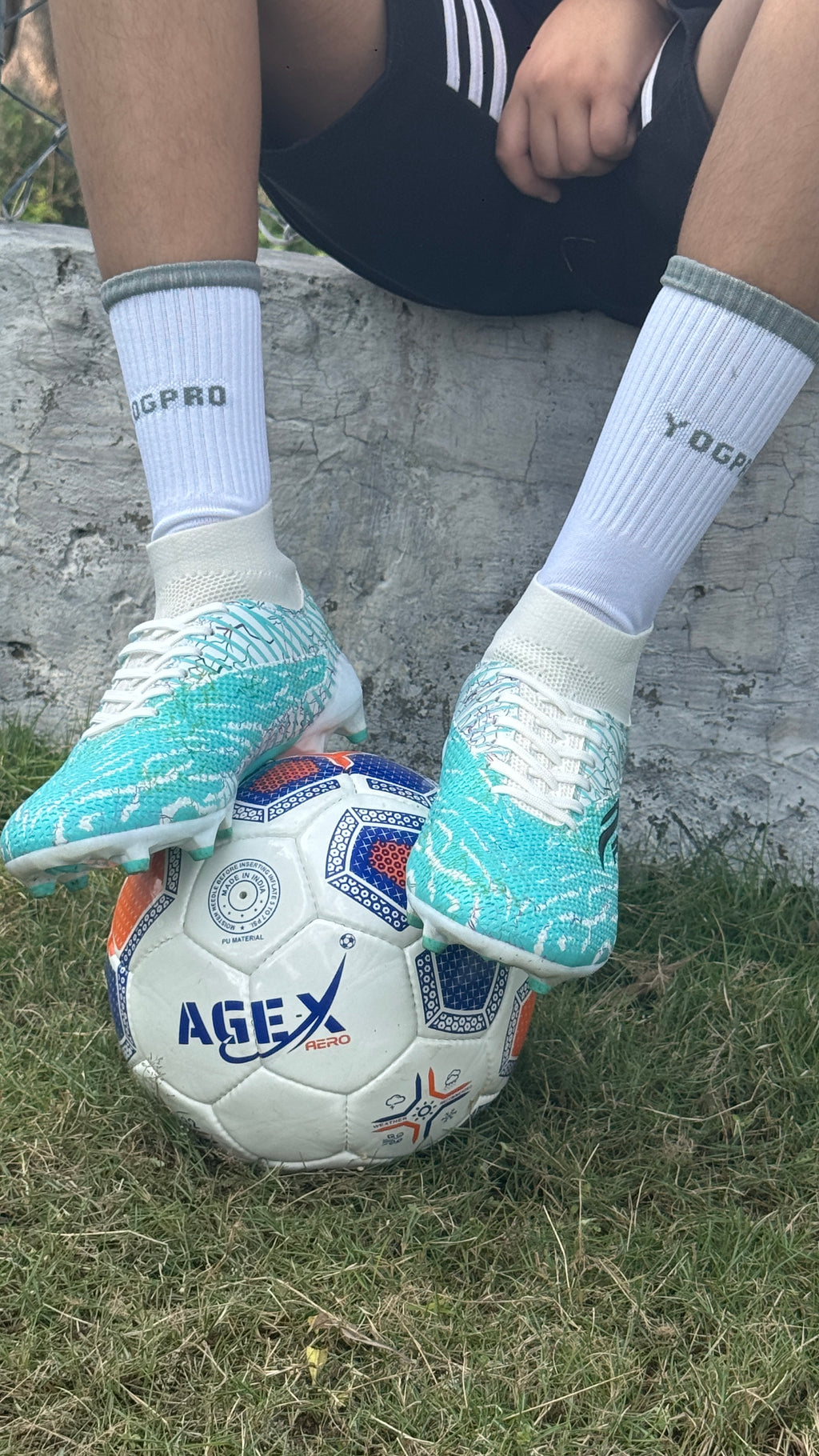 Finapi Football Shoes Future White Sea Green