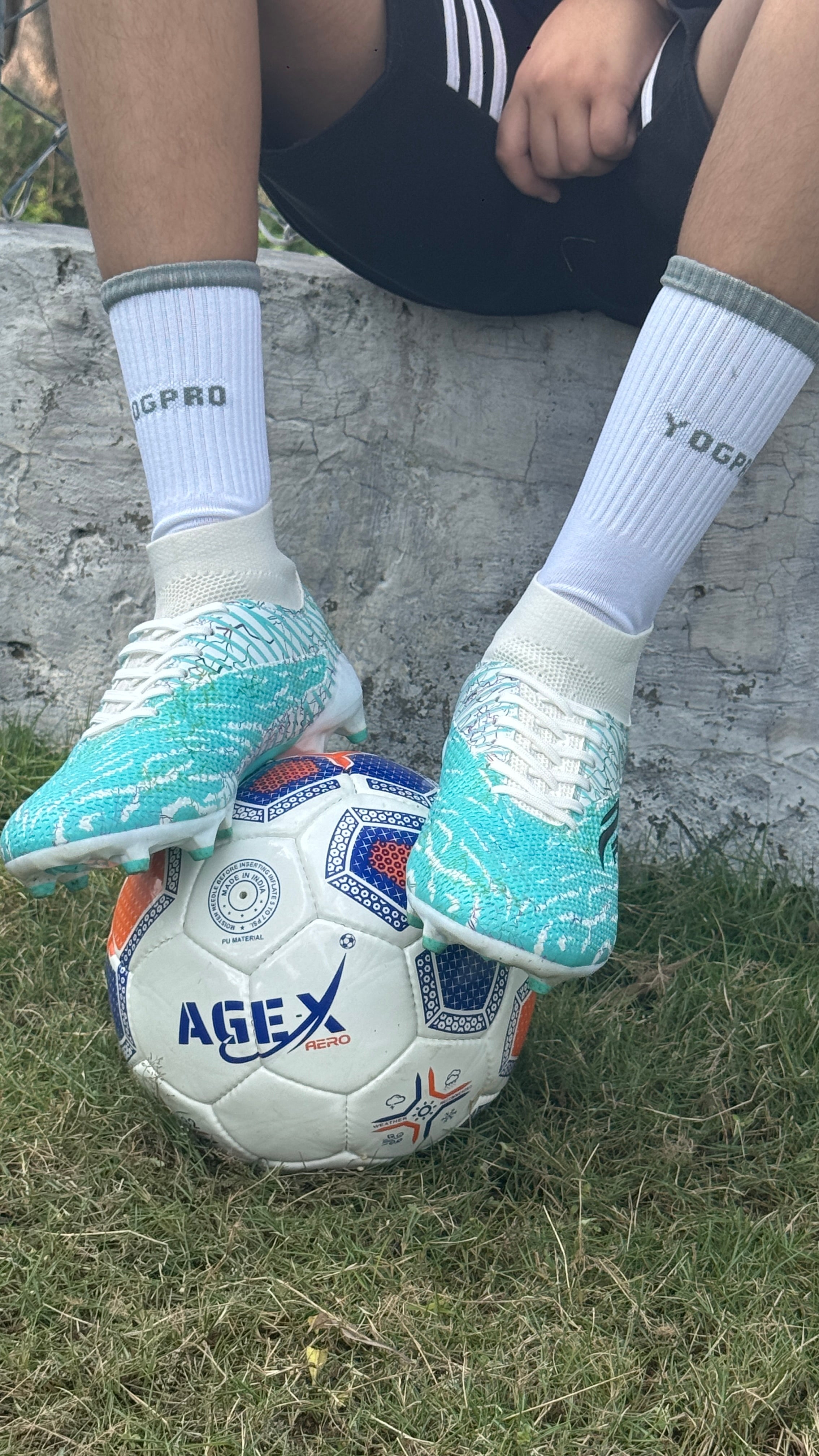 Finapi Football Shoes Future White Sea Green