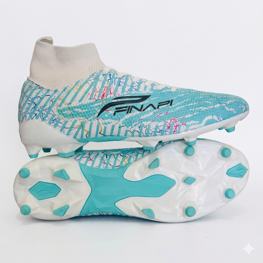 Finapi Football Shoes Future White Sea Green