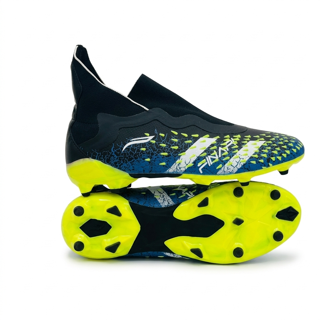 Finapi Football Shoes PREDATOR BLACK NEON